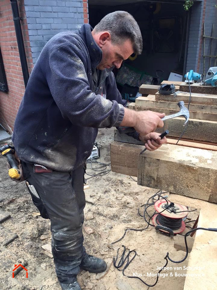 Jeroen van Schijndel aan het werk - vakmanschap in timmerwerk